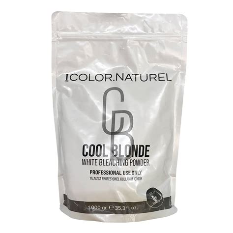 ICOLOR NATUREL COOL BLONDE TOZ AÇICI GR BEYAZ kuafördepo Kuaför Malzemeleri ve