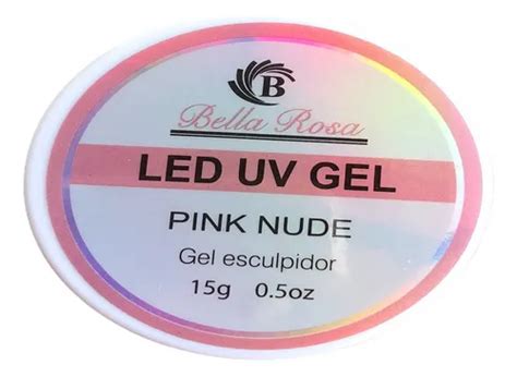 Uñas de gel UV Acrigel Bella Rosa Led 15 g color rosa nude MercadoLibre