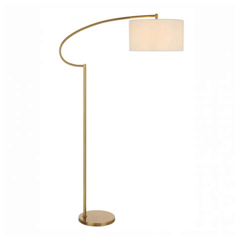 Telbix Laine Floor Lamp Ivory Gold