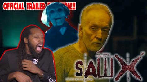 Saw X Trailer Reaction Tobin Bell Returns Saw Trailer