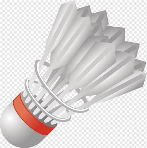 White Shuttlecock Illustration Badminton Shuttlecock Racket Sport