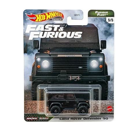 Hot Wheels Premium Fast Furious Fleet Land Rover Defender Black