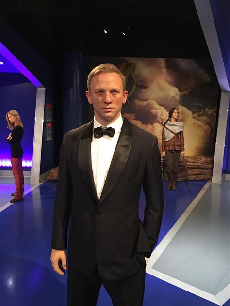 Daniel Craigs Wax Figure At Madam Tussauds In La Rjamesbond