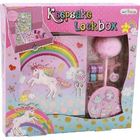 Hot Focus Unicorn Keepsake Lockbox Stationery Set Pink Price In Saudi Arabia Jarir Saudi