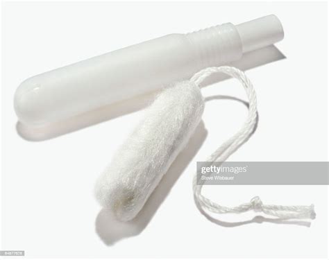 Tampon And Plastic Disposable Applicator High-Res Stock Photo - Getty ...