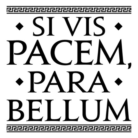 Siv Pacem Para Bellum - Si Vis Pacem Para Bellum Sticker