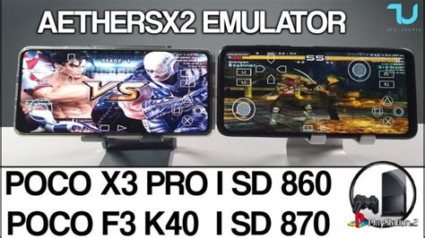 AetherSX2 Test Tekken 5 Poco F3 Vs Poco X3 Pro Snapdragon 860 Vs 870