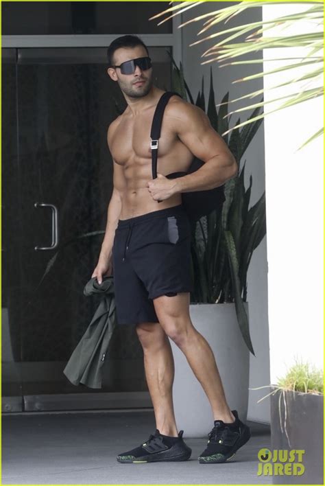 Sam Asghari Looks Ripped In New Shirtless Photos From Gym Session