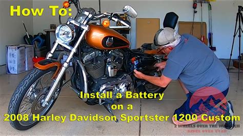 How To Install A Battery And Floating Charger In A 2008 Harley Davidson