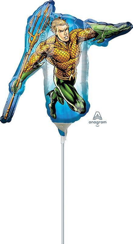 Airfill Only Aquaman Foil Balloon Bargain Balloons Mylar Balloons