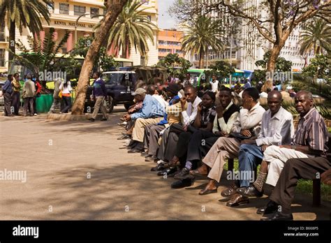 City centre Nairobi Kenya Africa Stock Photo - Alamy