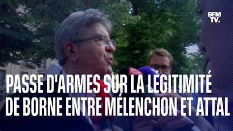 La Passe Darmes Entre Jean Luc M Lenchon Et Gabriel Attal Sur La