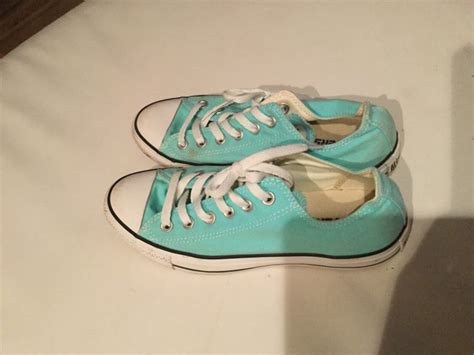 Converse Turquoise Tennis Shoes Gem