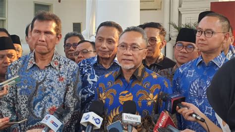 Zulhas Sebut Kader PAN Anggap Presiden Teladan Berpolitik