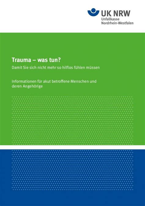 Pdf Trauma Was Tun Trauma Was Tun Damit Sie Sich Nicht Mehr