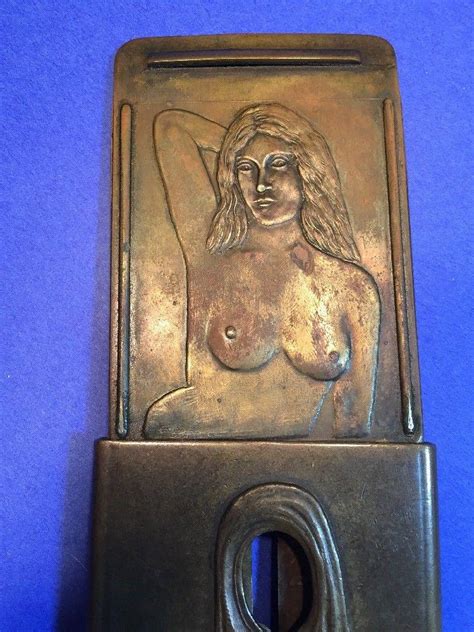 Vintage Coca Cola Nun To Nude Brass Belt Buckle San Fran Exposition