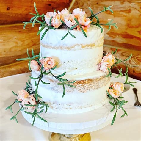 Naked Tiered Wedding Cake Wedding Cakes Minneapolis Bakery Farmington Bakery