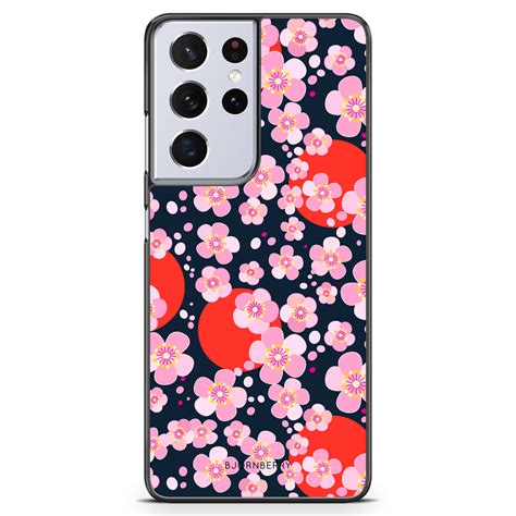 Samsung Galaxy S Ultra Skal Japan Blommor Bjornberry