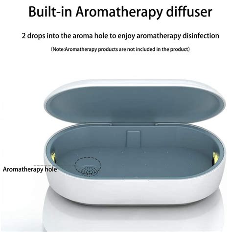 Portable Multifunction UV Ozone Dual Sterilizing Box White