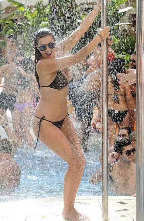 Imogen Thomas Bikini Candids In Las Vegas Gotceleb
