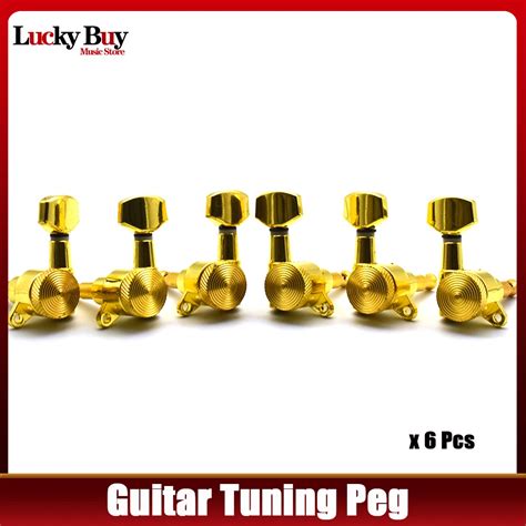 Bloqueio Autom Tico De Cordas Guitarra Tuning Pegs Keys Tuners Cabe As