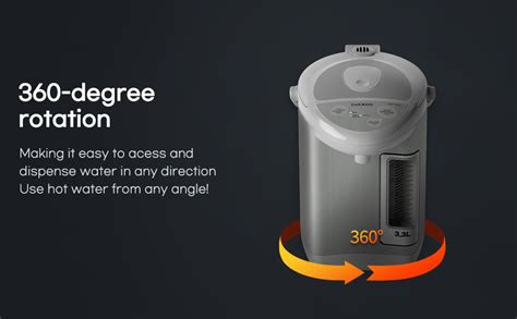 Amazon Cuckoo Electric Hot Water Urn Pot Dispenser L Oz Safety Lock Rotating