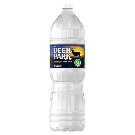 DEER PARK Brand 100% Natural Spring Water, 50.7-ounce plastic bottle