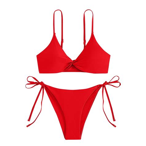 Bikini Sale Clearance Women Women S Solid Color High Waist One Piece Swimsuit With Conservative