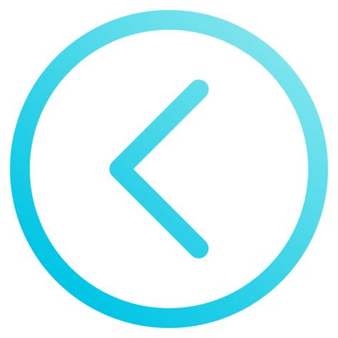 Back Button Generic Gradient Icon