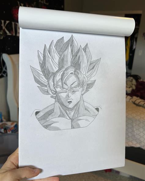 Dragon Ball Z Goku Drawing Mechanical Pencils Dragon Ball Z Drawings