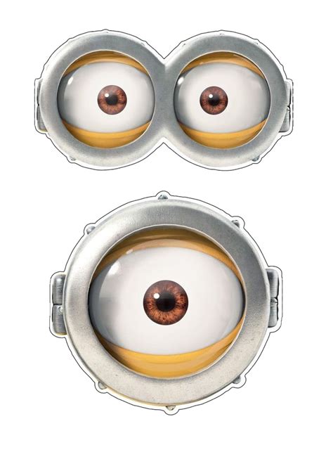 Minion Eyes Png Clipart Png Mart