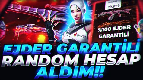 EJDER GARANTİLİ RANDOM HESAP ALDIM VE DERECELİ GİRDİM Valorant Türkçe