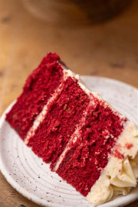 Naked Red Velvet Cake Dollop Of Dough