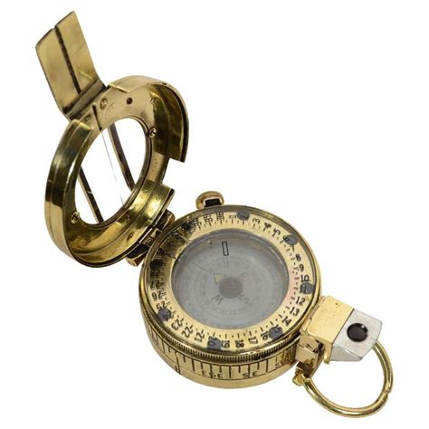 Brass Survey Compass The Magnapole At 1stdibs