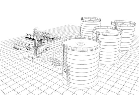 Visualiza O Do Contorno Da Unidade De Processamento De Res Duos De