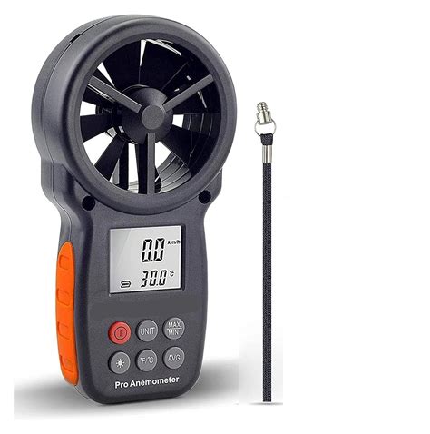 digital wind speed anemometer handheld windspeed gauge  wind chill