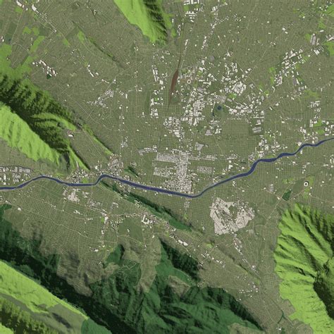 STL file Monterrey Nuevo Leon Mexico - city and urban 🇲🇽 (OBJ)・3D