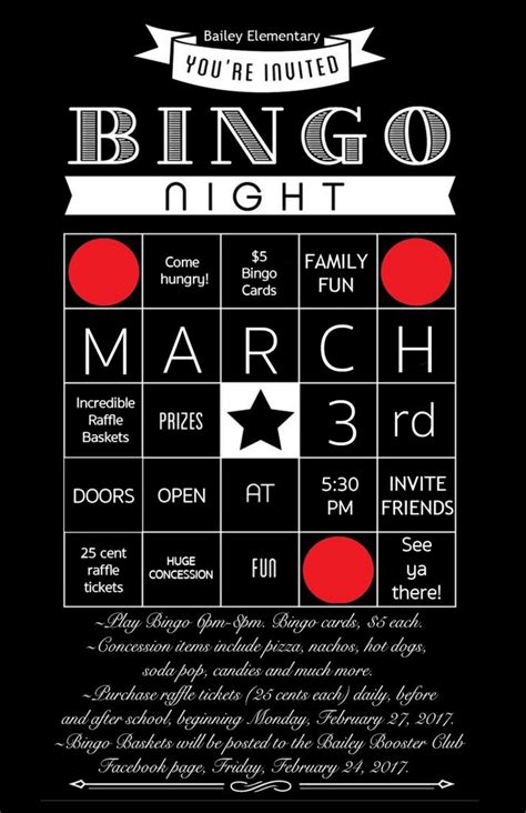 Bailey Family Bingo Night - Owassoisms.com