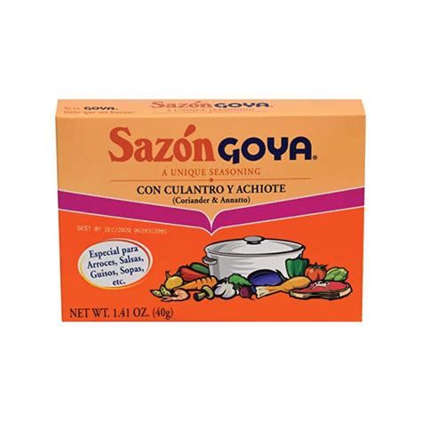 Goya Sazon Con Culantro Y Achiote Bottega