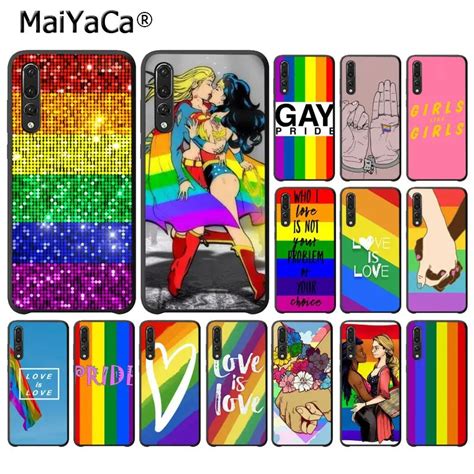 Maiyaca Gay Lesbian Lgbt Rainbow Pride Art Phone Case For Huawei