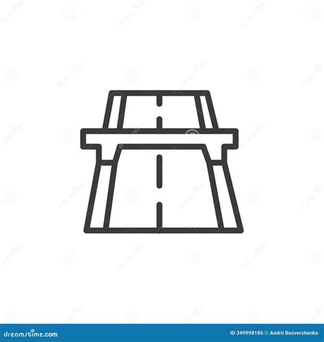 Closed Road, Icon in Line Design. Closed Road, Roadblock, Traffic Sign