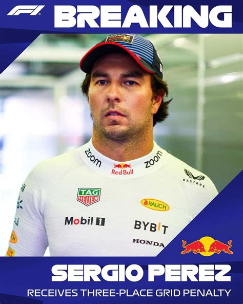 🚨 Breaking 🚨 Sergio Perez Will Start The Australian Grand Prix From P6