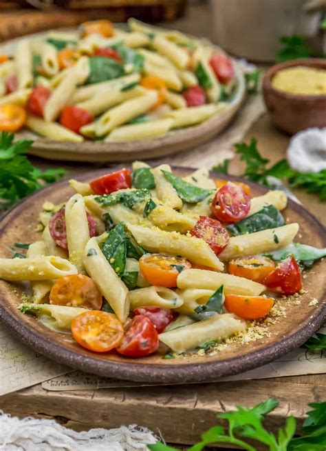 Easy Italian Hummus Pasta - Monkey and Me Kitchen Adventures