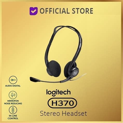 Promo Logitech H370 Usb Stereo Headset With Mic Headphone Earphone Jakarta Barat Dunia