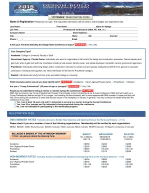 Fillable Online Dbia The Requested Information Will Be Used To Make