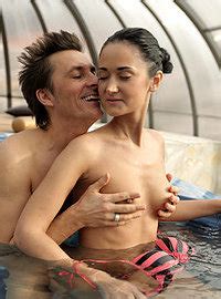 Slim Brunette Angie Moon Gets Eaten Out And Fucked On The Couch MILF Fox