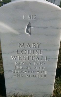 Mary Louise Cathcart Westfall 1930 2010 Mémorial Find a Grave