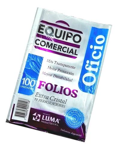 Folios Oficio Luma Comercial Pack X Unidades