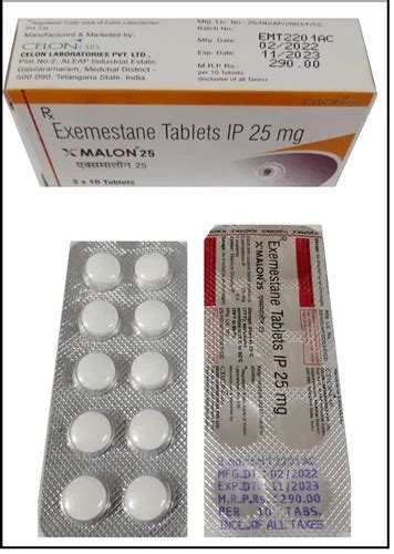 Exemestane 25 Mg Tablet Ss Medex