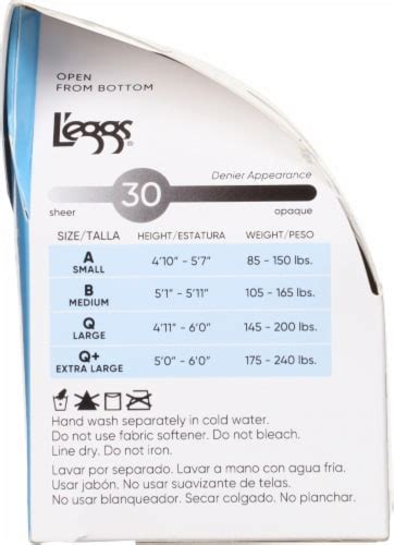 L Eggs Sheer Energy Control Top Medium Support Leg Sheer Tights B Nude Ct King Soopers